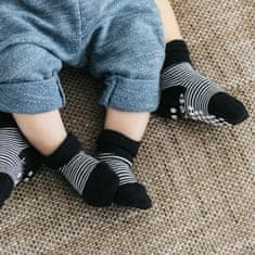 KipKep otroške nogavice Stay-on-Socks ANTISLIP 12-18m 1pár Black