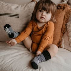 KipKep otroške nogavice Stay-on-Socks ANTISLIP 12-18m 1pár Black