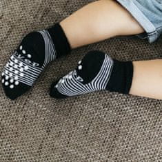 KipKep otroške nogavice Stay-on-Socks ANTISLIP 12-18m 1pár Black