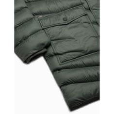 OMBRE Moška zimska jakna WILL temno olivna MDN120428 S