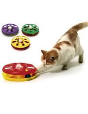 Karlie Igrača mačka Plastični krožnik z žogo 24cm KAR