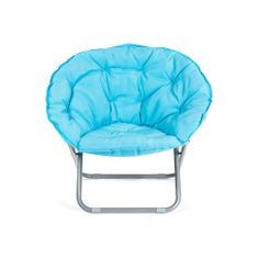 Happy Green Zložljivi fotelj ANZIO 80 x 84 x 40 / 78 cm, svetlo modra