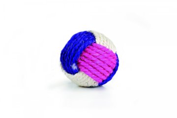 Beeztees Žogica iz sisalovih vlaken z mačjo meto 6cm