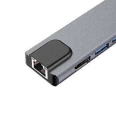 Northix USB-C Multiport - HDMI, Ethernet, USB-C, 2x USB-3.0 