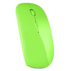 Northix 2,4 GHz brezžična miška - super tanek dizajn - zelena 