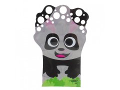 Alum online Zabavna rokavica Bubbles s pihalnikom mehurčkov - panda