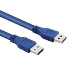 Northix Kabel USB 3.0 - moški na moški - 1,0 meter 