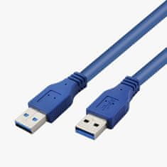 Northix Kabel USB 3.0 - moški na moški - 1,0 meter 