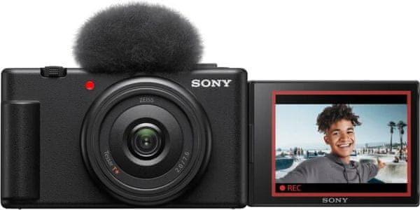 sodobna vlog kamera sony zv-1f bluetooth wifi vrhunsko tipalo odlične fotografije 4k videoposnetki sd sdhc sdxc