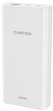 Canyon Power Bank PB-2001, 20000 mAh, bela