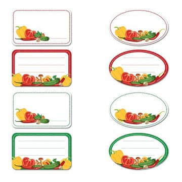 Toro NALEPKE ZA KOZARCE, DEKORATIVNA ZELENJAVA, 96 KOSOV