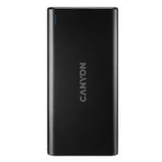 Canyon Power Bank PB-106B, 10000mAh Li-poly, črna