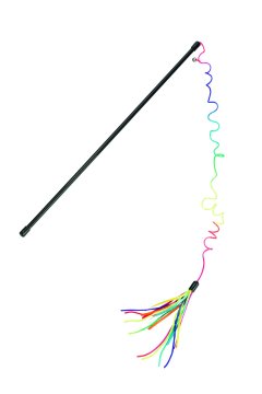 Beeztees Cat Teaser Rainbow Fringe 70cm