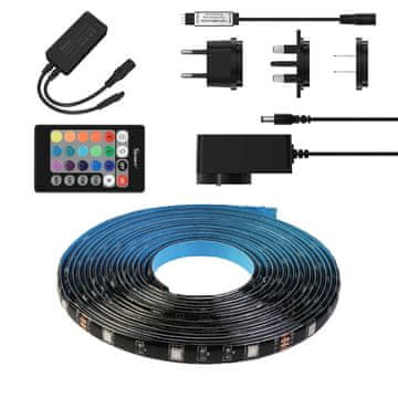shumee LED trak, inteligentni vodotesni RGB trak, daljinski upravljalnik, WiFi napajanje, 2m