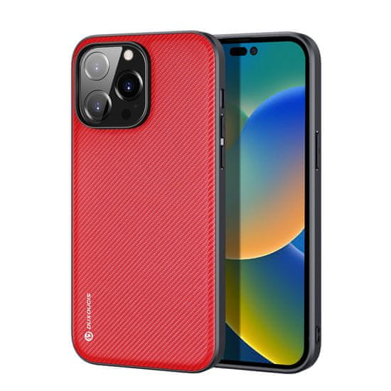 slomart dux ducis fino najlonski ovitek za iphone 14 pro max rdeč