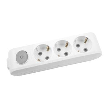 Panasonic Električni razdelilec X-TENDIA 3 vtičnice bel s stikalom
