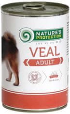 Nature's Protection Dog Cons. Telečje meso za odrasle 400 g