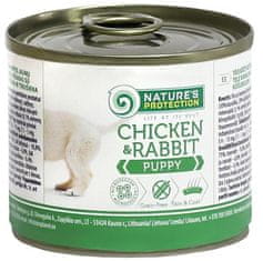 Nature's Protection Dog Cons. Puppy chicken/rabbit 200 g