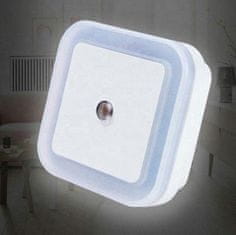 aptel LED nočna lučka s senzorjem hladno bela 230V