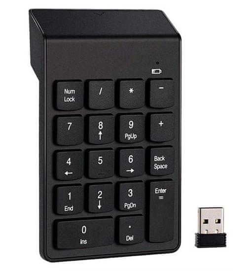 aptel Numerična brezžična tipkovnica bluetooth USB