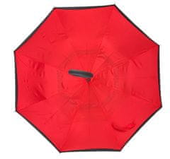 Blooming Brollies Ženski goli dežnik Inside Out Plain Red Umbrella EDIO RED
