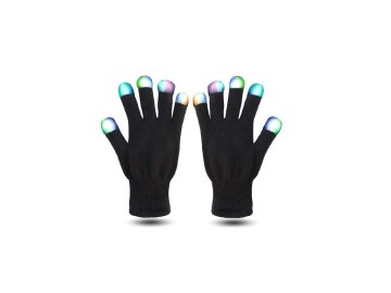 Alum online Rokavice z LED konicami - PARTY GLOVES