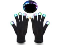 Alum online Rokavice z LED konicami - PARTY GLOVES