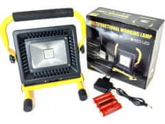 Alum online LED reflektor, prenosni, polnilni - 50W