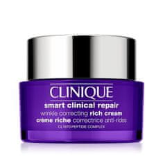 Clinique Krema za zrelo in suho kožo Smart Clinical Repair (Wrinkle Correct ing Rich Cream) (Neto kolièina 50 ml)