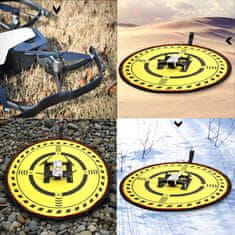 YUNIQUE GREEN-CLEAN Drone Pristajališče z LED svetlobno 70cm pristajalno platformo za DJI Mavic 3/Mini 2/Mini 3 PRO/Mini SE/Air 2S/Mavic Mini/Air 2/PRO/Spark/Phantom 3/4 FIMI X8SE