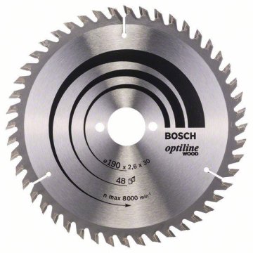 shumee Cirkelsåg-H Optiline trä 190*2,6*30/Z48 - B 2608640617