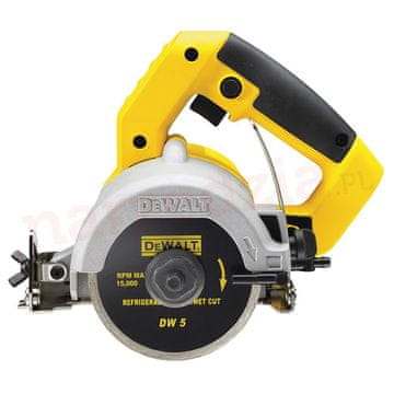 DeWalt REZALNIK Z DIAMANTNIM REZILOM ZA MOKRO REZANJE 110 MM 1300 W