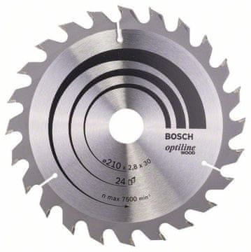 shumee Cirkelsåg-H Optiline trä 210*2,8*30/Z24 - B 2608640621