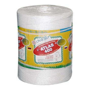 Greatstore Kmetijska vrv 400m/kg polipropilen bela atlas