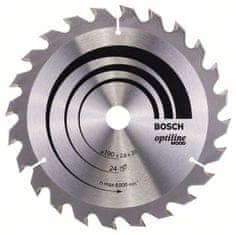 Bosch Krožna žaga-h optiline za les 190*2,6*20/16 z24