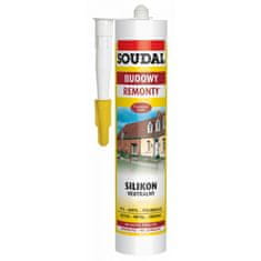 Soudal Nevtralni silikon 280ml brezbarven