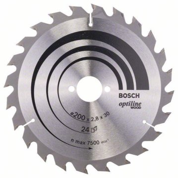 shumee Cirkelsåg-H Optiline trä 200*2,8*30/Z24 - B 2608640618