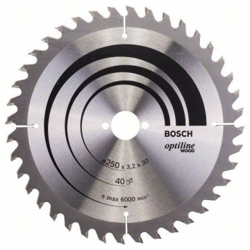 shumee Cirkelsåg-H Optiline trä 250*3,2*30/Z40 - B 2608640728