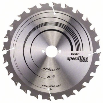 shumee Cirkelsåg T Speedline trä 250*3,2*30/Z24 - B 2608640680