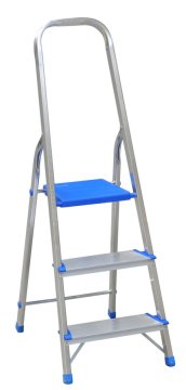 shumee PROSTOSTOJEČA ALU LESTVA 130CM 2 STOPNICE + PLOŠČAD