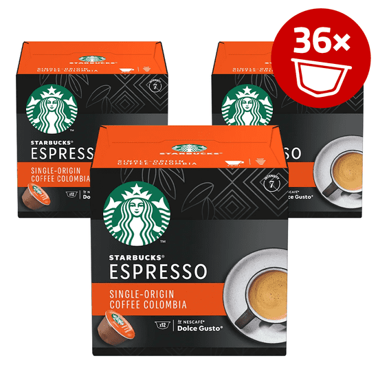 Starbucks Single origin Colombia by NESCAFÉ Dolce Gusto Medium Roast, kapsule za kavo (36 kapsul / 36 napitkov)