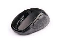 C-Tech miška WLM-02, črna, brezžična, 1600DPI, 6 gumbov, USB nano sprejemnik