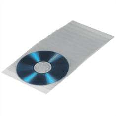 Hama zaščitni ovitek za CD/DVD, 100 kosov/paket, prozoren