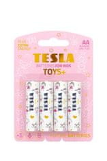 TESLA AA TOYS+ GIRL alkalna, 4 kosi