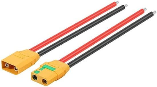 YUNIQUE GREEN-CLEAN 1 Par X90 ženski moški priključni vtič z 10AWG kablom za skutersko baterijo (1 par XT90 s kablom 10AWG)