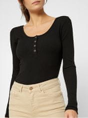 Pieces Ženska majica s kratkimi rokavi PCKITTE Slim Fit 17101437 Black (Velikost M)