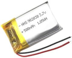 YUNIQUE GREEN-CLEAN 1 Kos 902030 Polnilna lipo baterija (3.7v, 500mAh Lipo) za prenosni telefon Video MP3 MP4 LED Light GPS