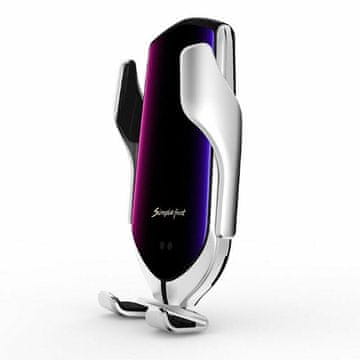 Mormark Pametno držalo za telefon z brezžičnim polnjenjem DELUXE - Srebrna