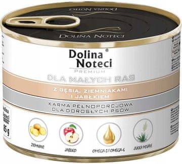 shumee DOLINA NOTECI Premium mokra hrana za pse z gosjo, krompirjem in jabolki 185 g