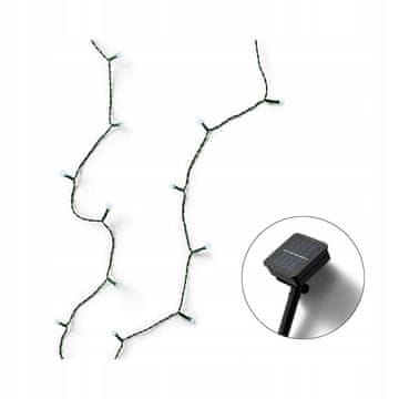 shumee Zunanja solarna svetlobna veriga 9,9 m hladno bela